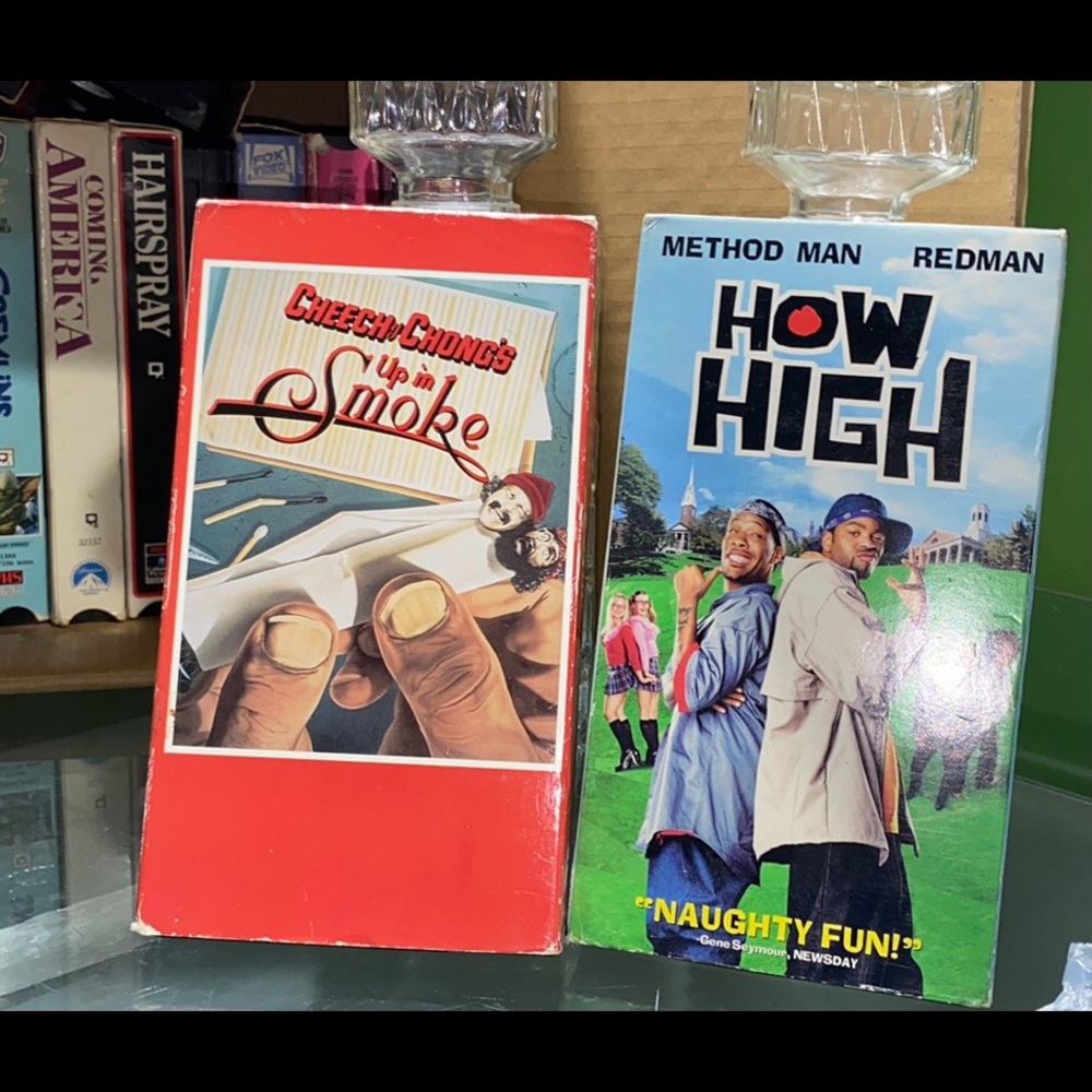 Cheech & Chong  📼 How HIGH  VHS Tapes 🌱420 💨